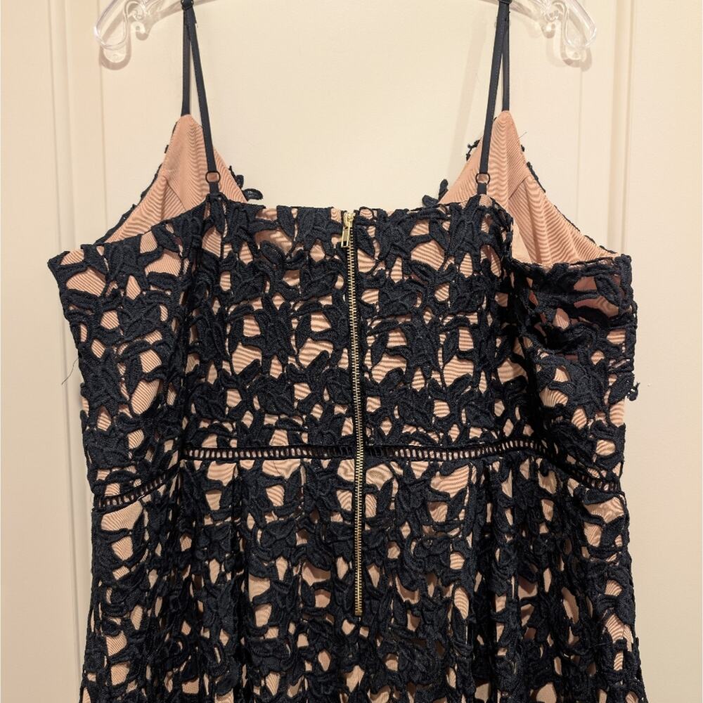 So Fancy Lace Navy Midi Dress City Chic Plus Size 20 - Picture 8 of 12
